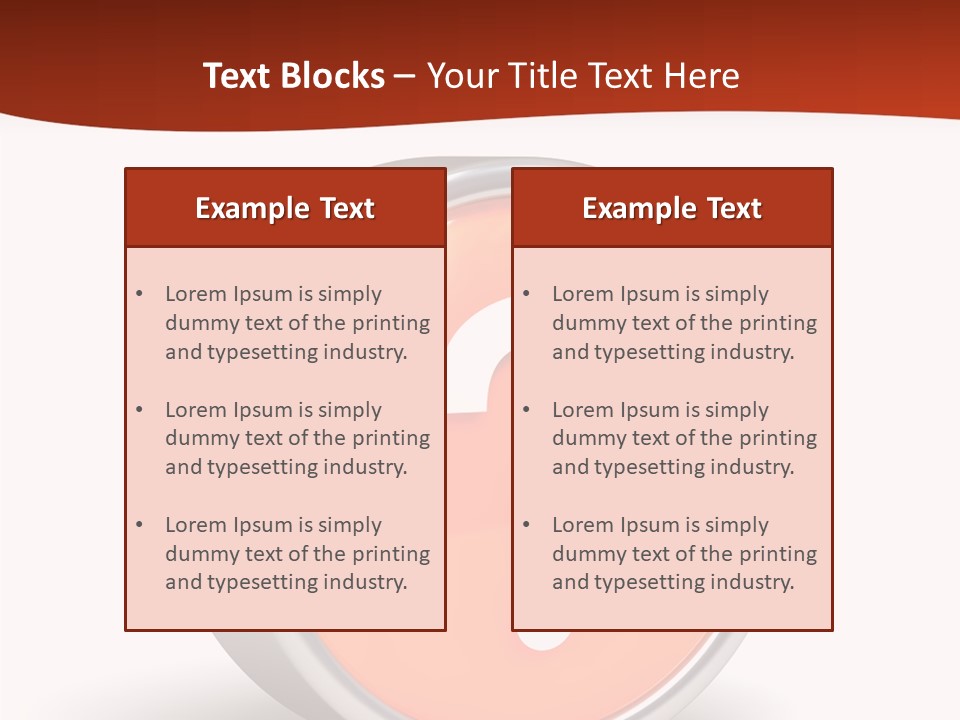 Round Glossy Help PowerPoint Template