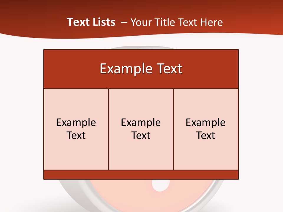 Round Glossy Help PowerPoint Template