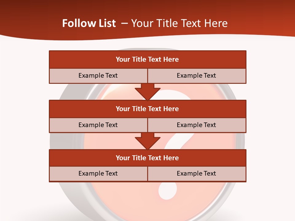 Round Glossy Help PowerPoint Template