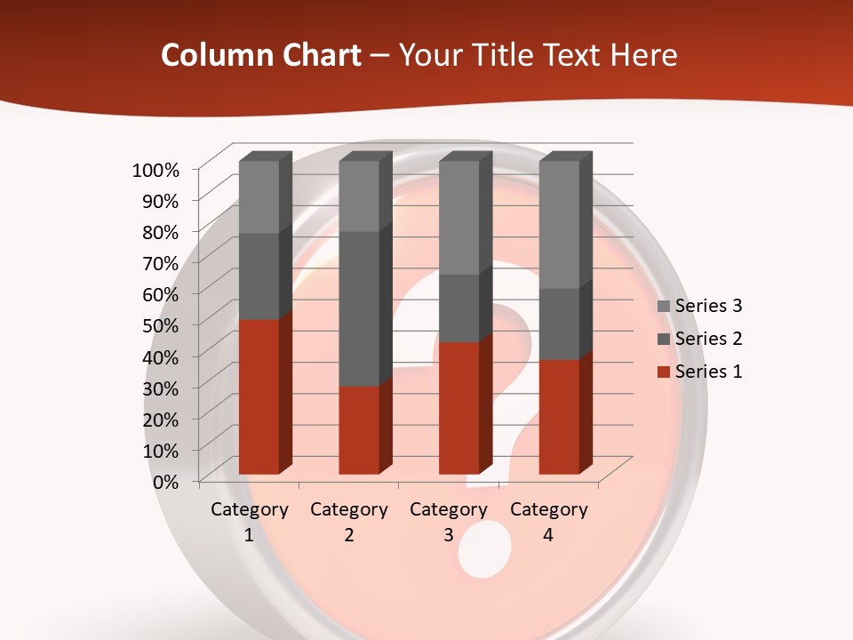 Round Glossy Help PowerPoint Template