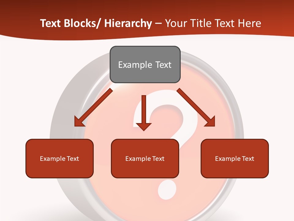 Round Glossy Help PowerPoint Template