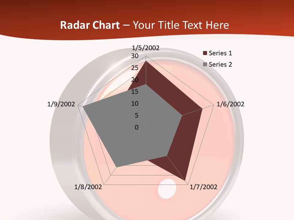 Round Glossy Help PowerPoint Template