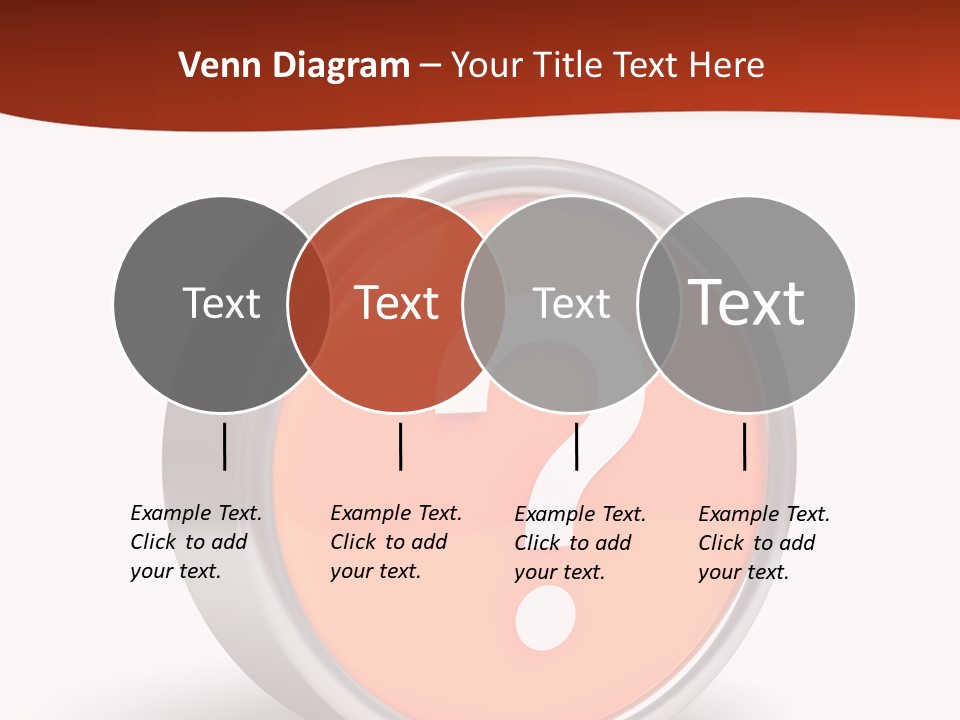 Round Glossy Help PowerPoint Template