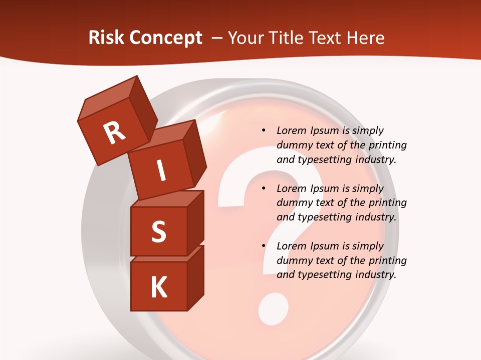 Round Glossy Help PowerPoint Template