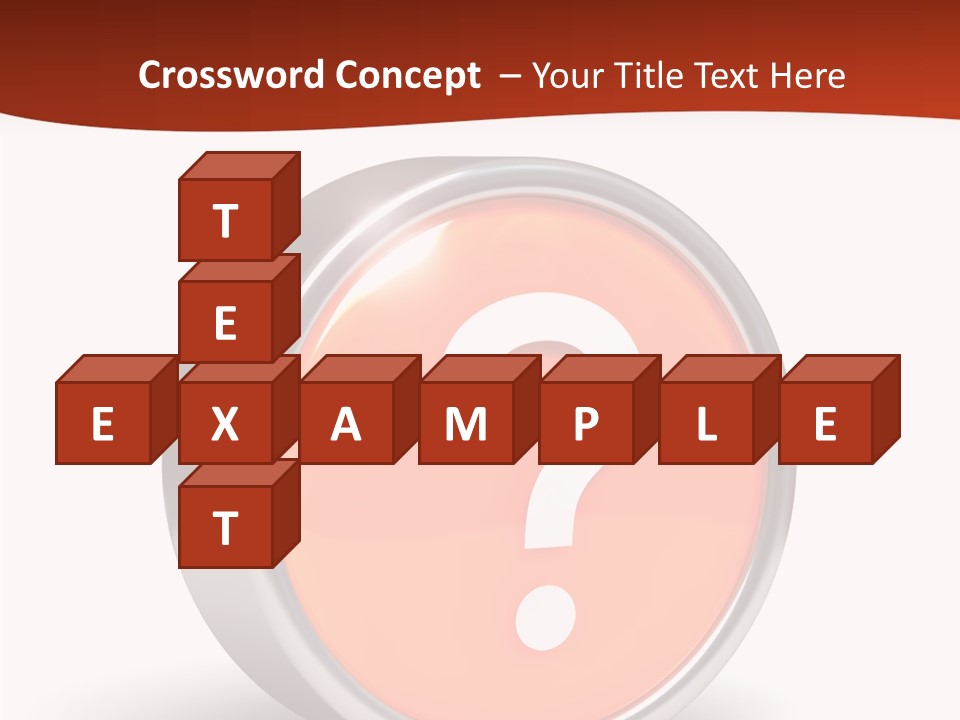 Round Glossy Help PowerPoint Template