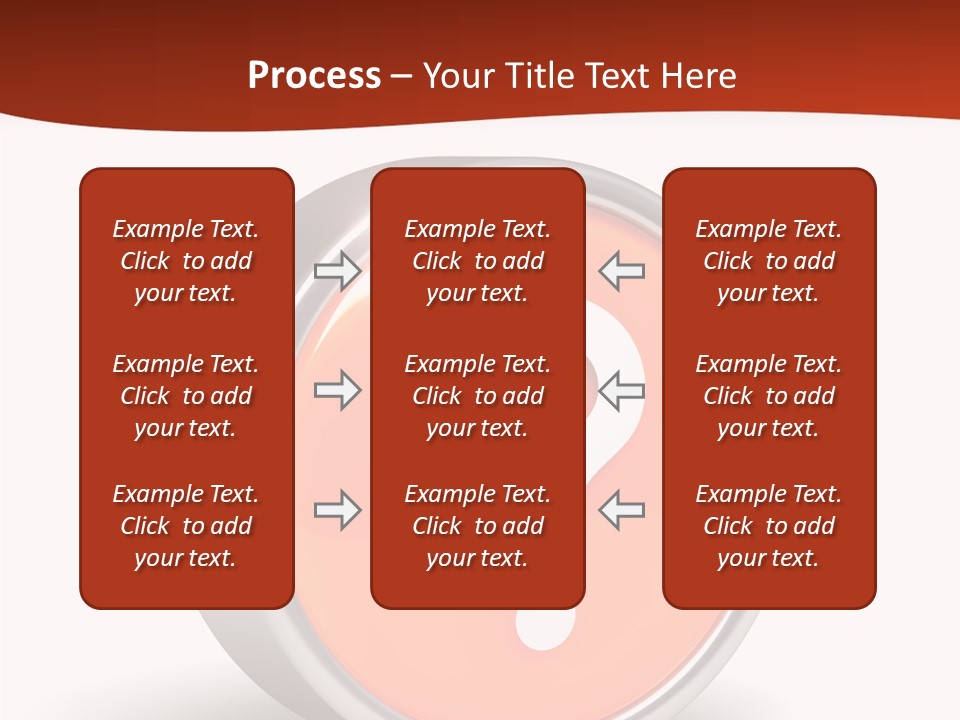 Round Glossy Help PowerPoint Template