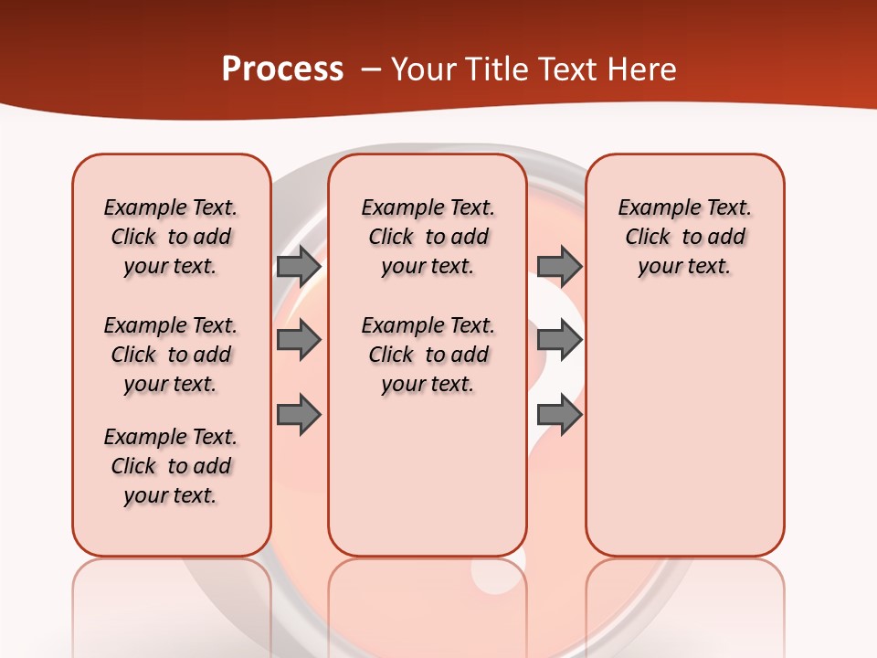 Round Glossy Help PowerPoint Template
