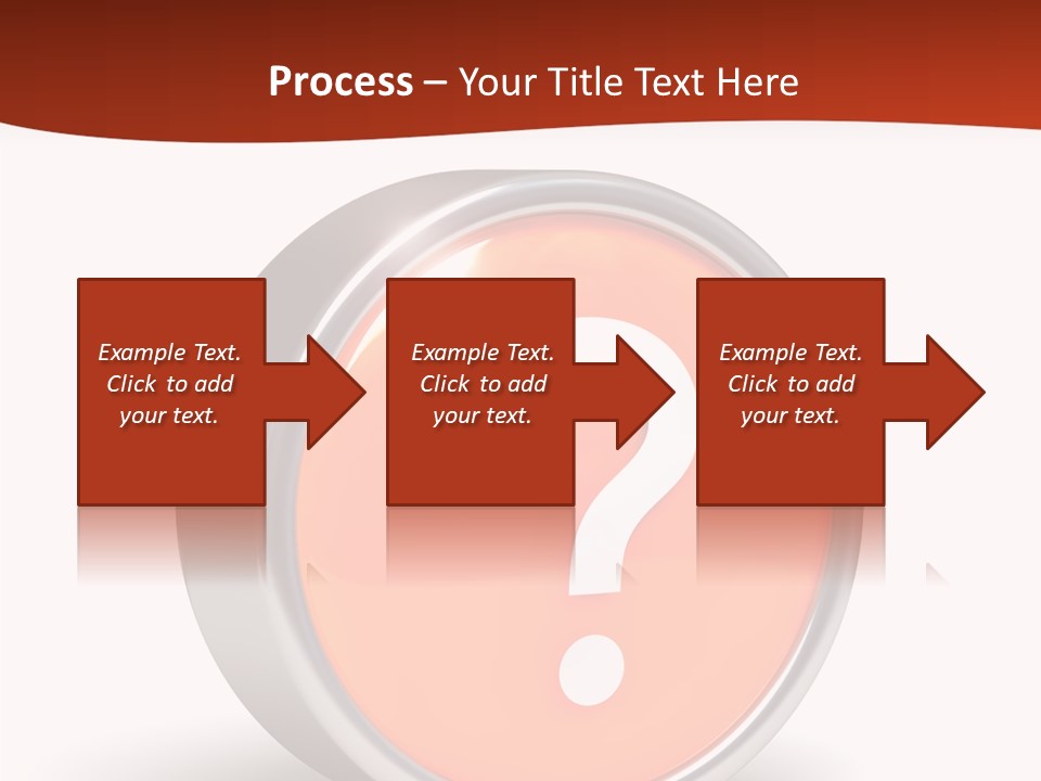Round Glossy Help PowerPoint Template