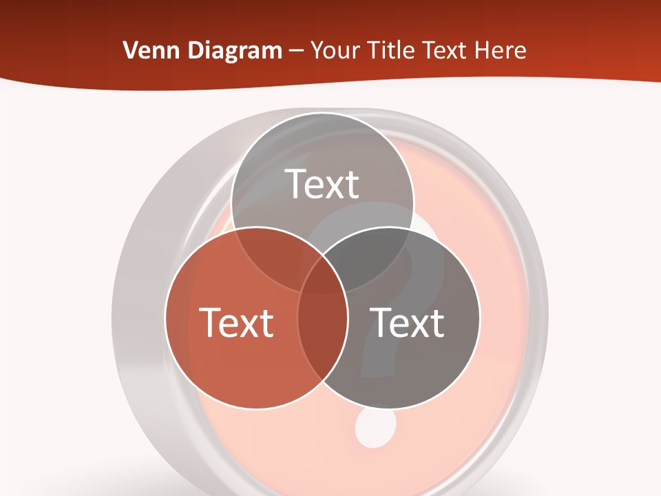 Round Glossy Help PowerPoint Template