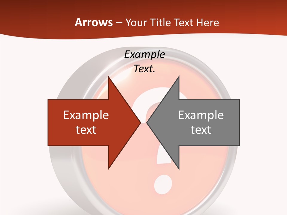 Round Glossy Help PowerPoint Template
