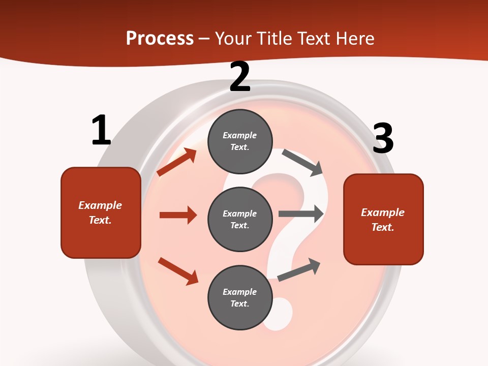 Round Glossy Help PowerPoint Template