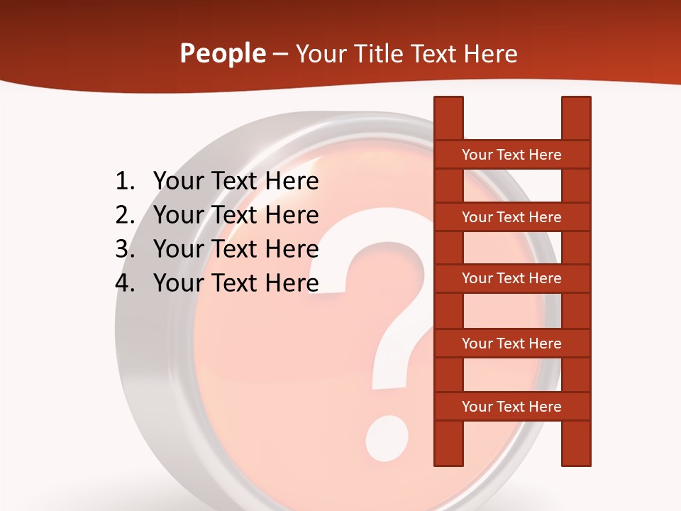 Round Glossy Help PowerPoint Template