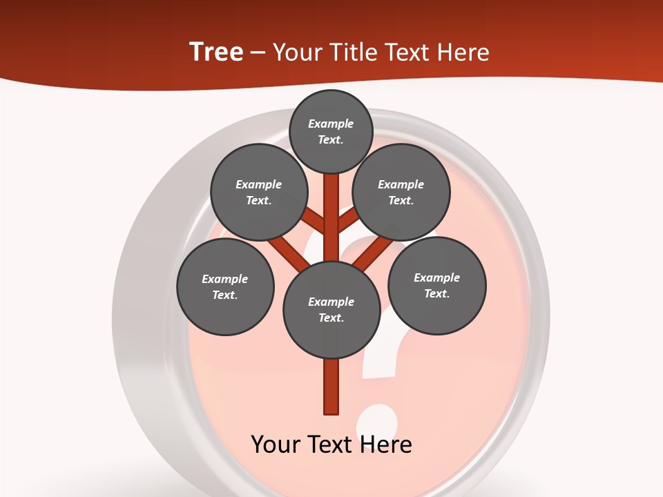 Round Glossy Help PowerPoint Template