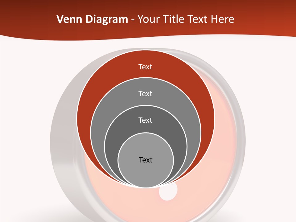 Round Glossy Help PowerPoint Template