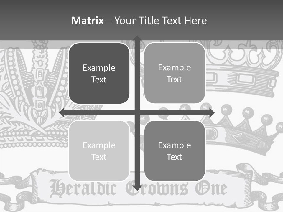 Symbol Retro Silver PowerPoint Template