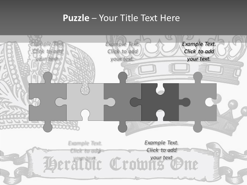 Symbol Retro Silver PowerPoint Template