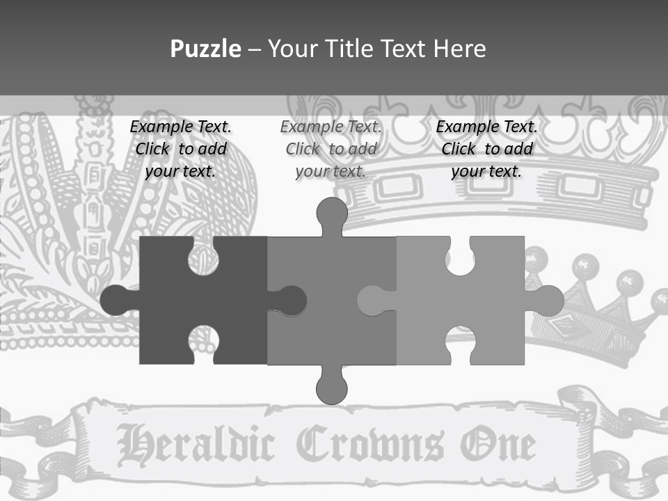 Symbol Retro Silver PowerPoint Template