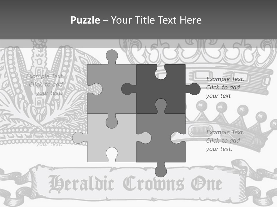 Symbol Retro Silver PowerPoint Template