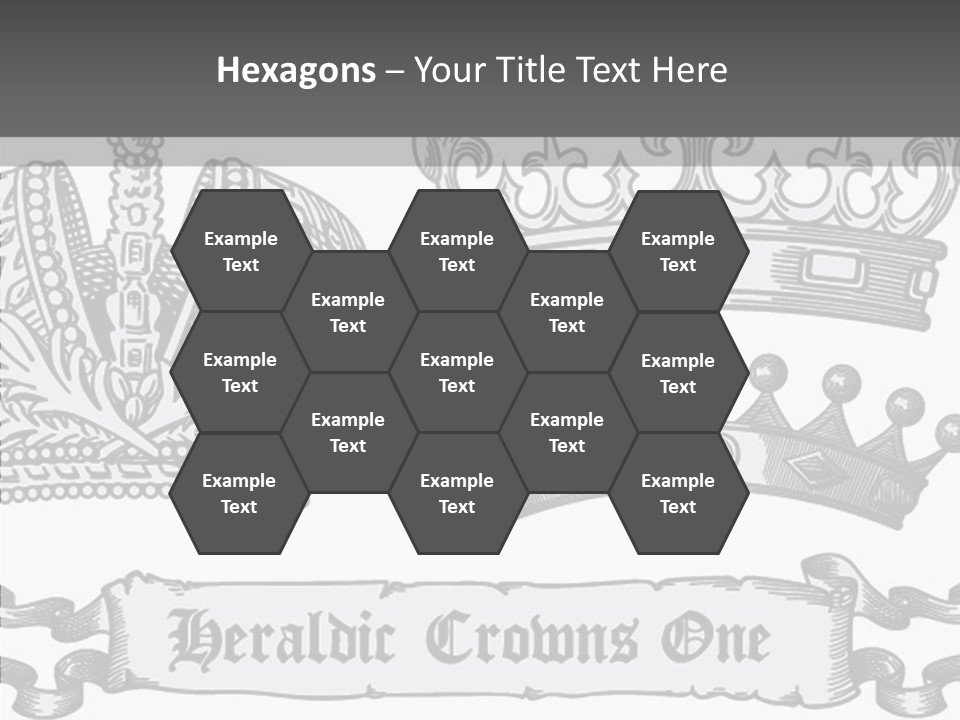 Symbol Retro Silver PowerPoint Template