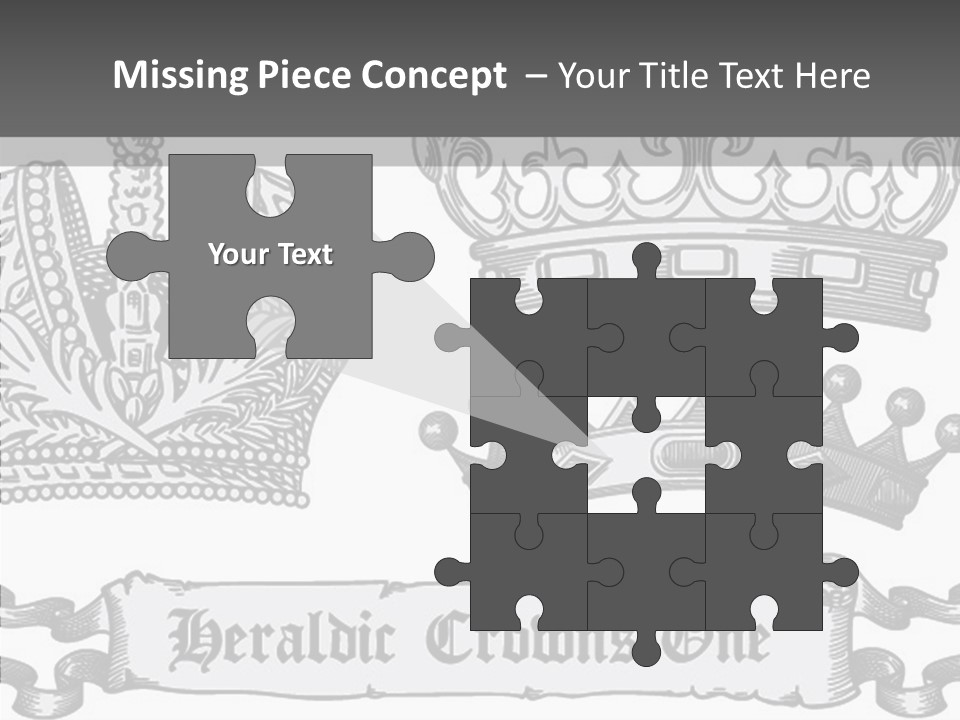 Symbol Retro Silver PowerPoint Template