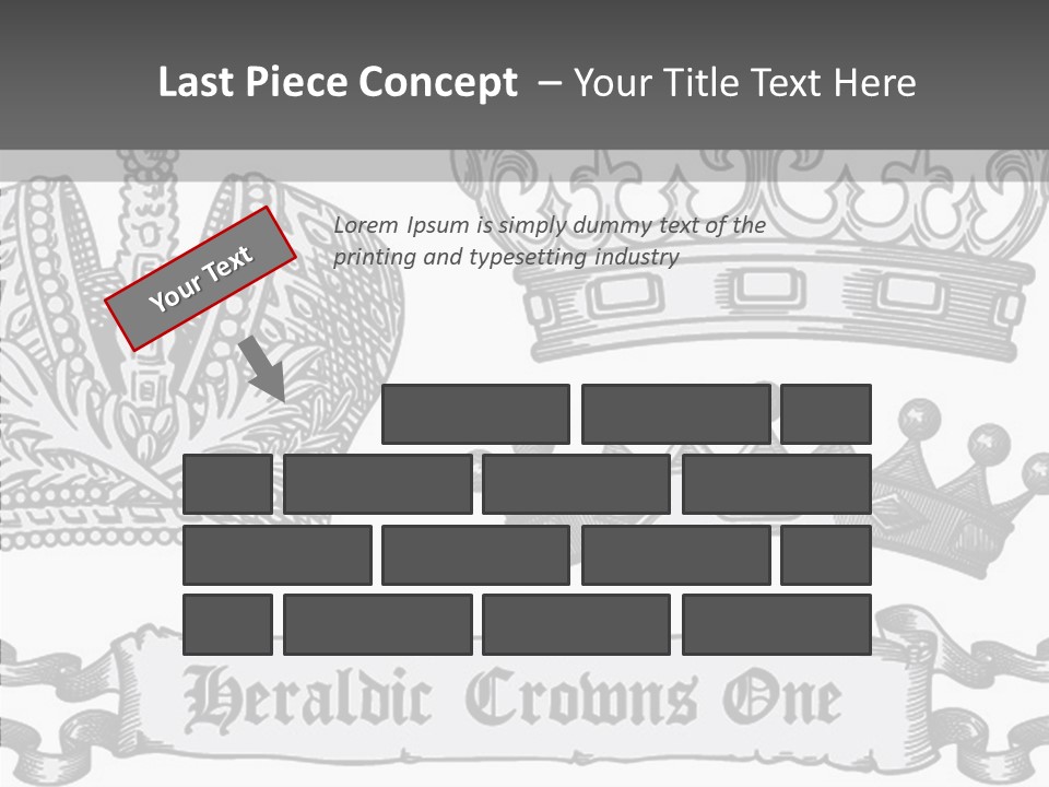 Symbol Retro Silver PowerPoint Template