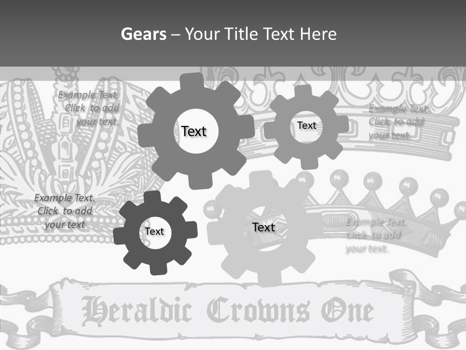 Symbol Retro Silver PowerPoint Template