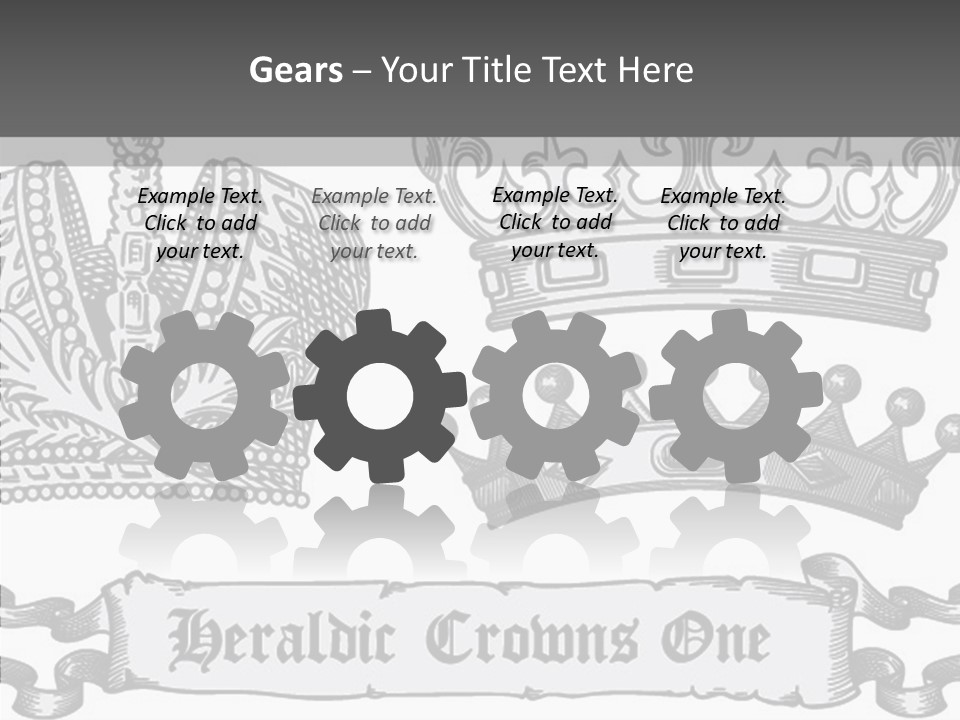 Symbol Retro Silver PowerPoint Template