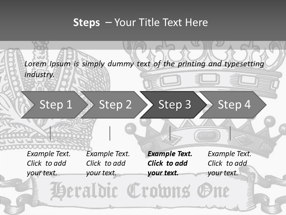 Symbol Retro Silver PowerPoint Template