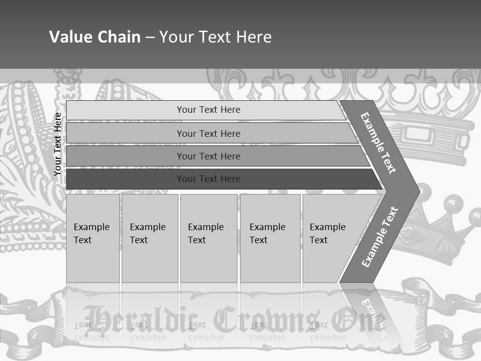 Symbol Retro Silver PowerPoint Template