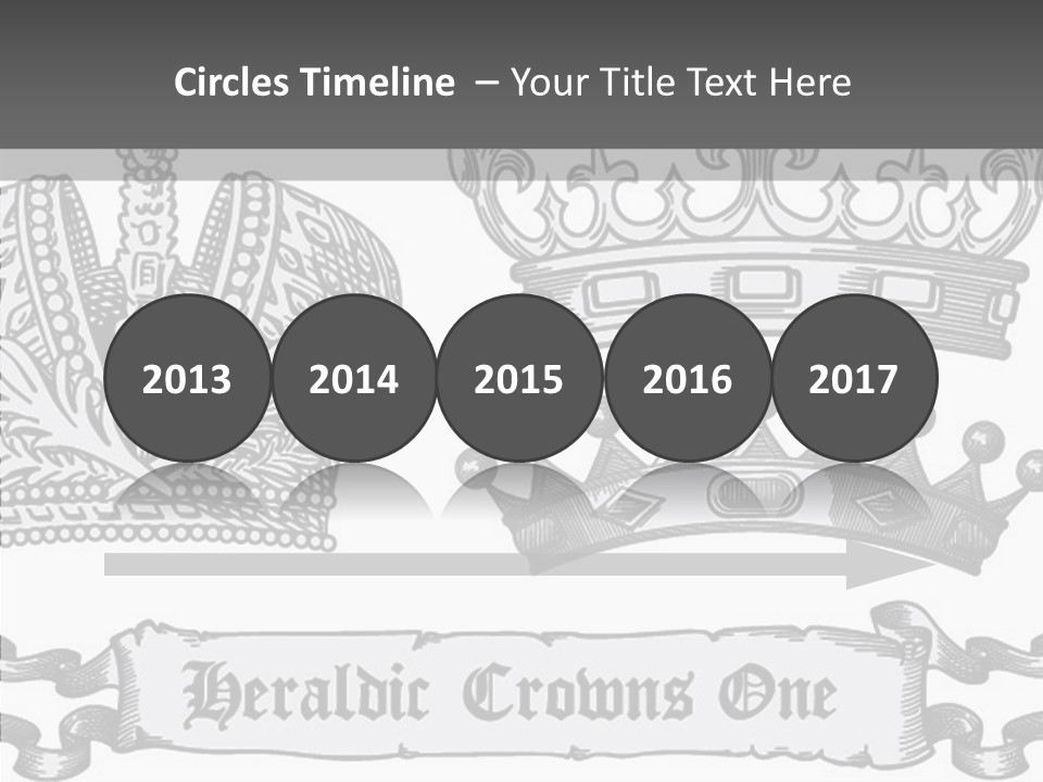 Symbol Retro Silver PowerPoint Template