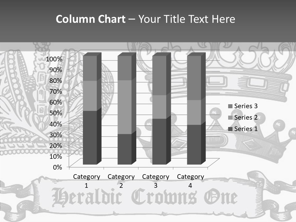 Symbol Retro Silver PowerPoint Template