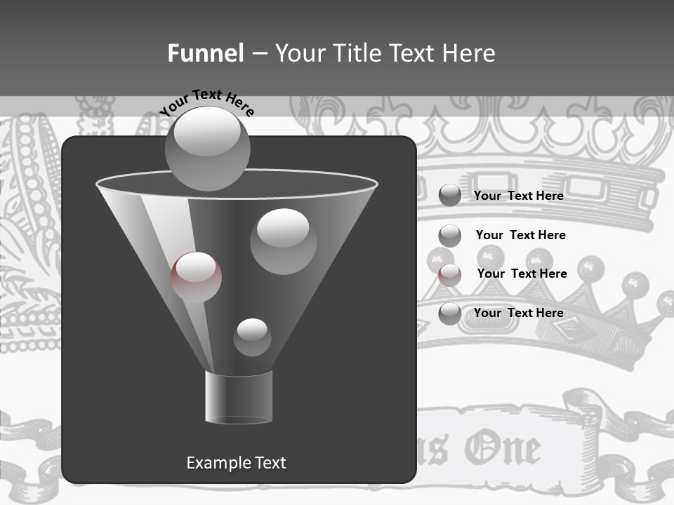 Symbol Retro Silver PowerPoint Template