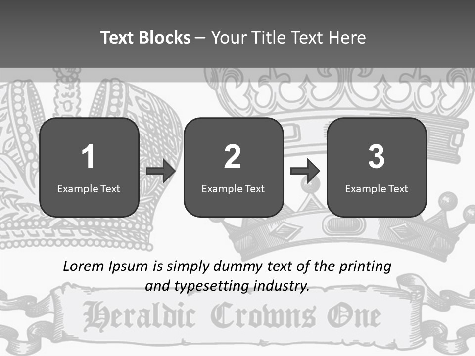 Symbol Retro Silver PowerPoint Template