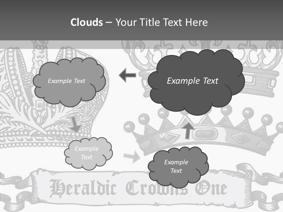 Symbol Retro Silver PowerPoint Template