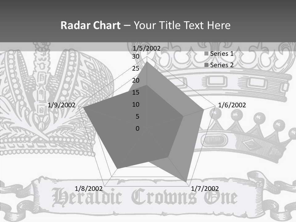 Symbol Retro Silver PowerPoint Template