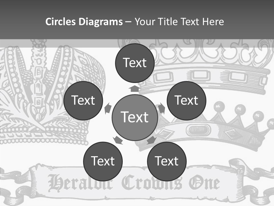 Symbol Retro Silver PowerPoint Template