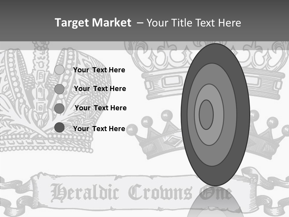 Symbol Retro Silver PowerPoint Template