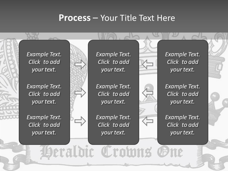 Symbol Retro Silver PowerPoint Template