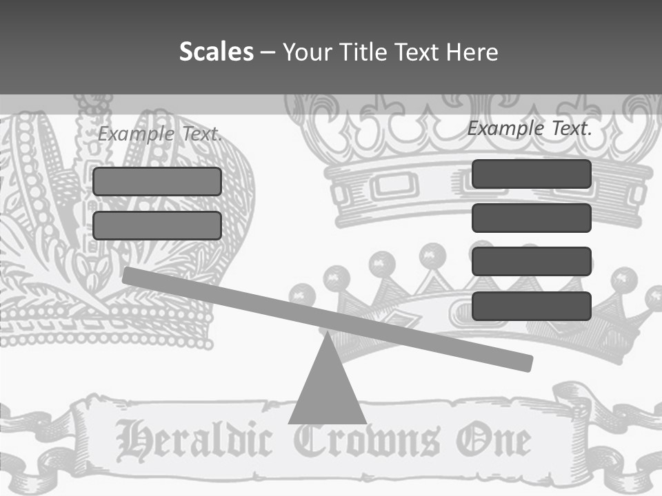 Symbol Retro Silver PowerPoint Template