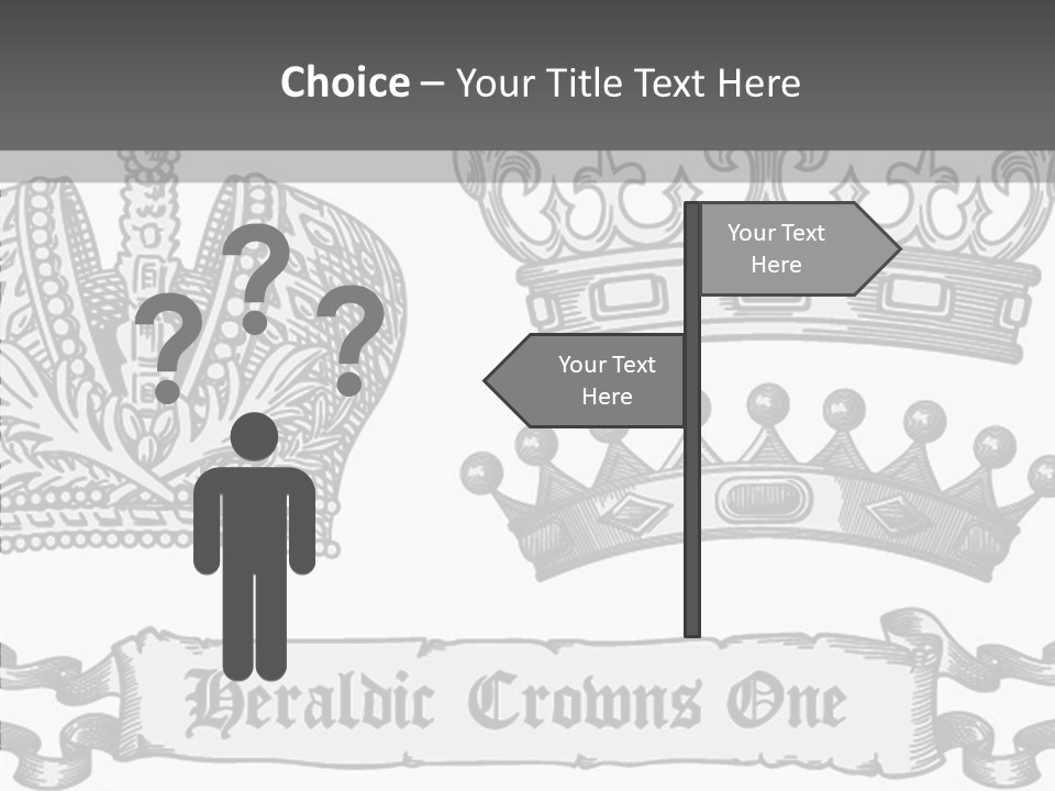 Symbol Retro Silver PowerPoint Template