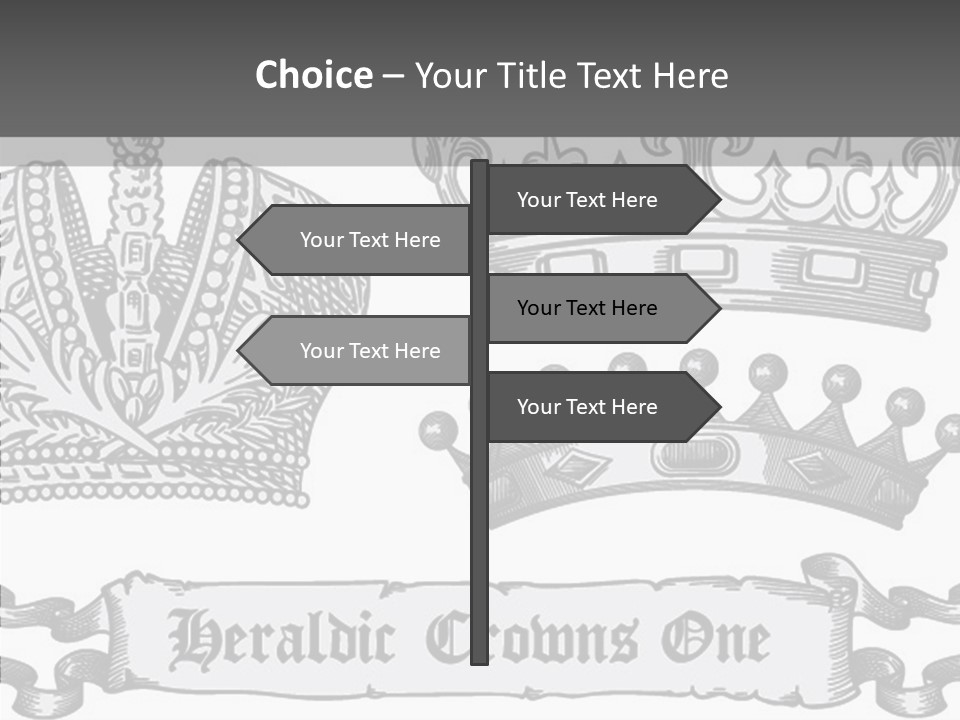 Symbol Retro Silver PowerPoint Template