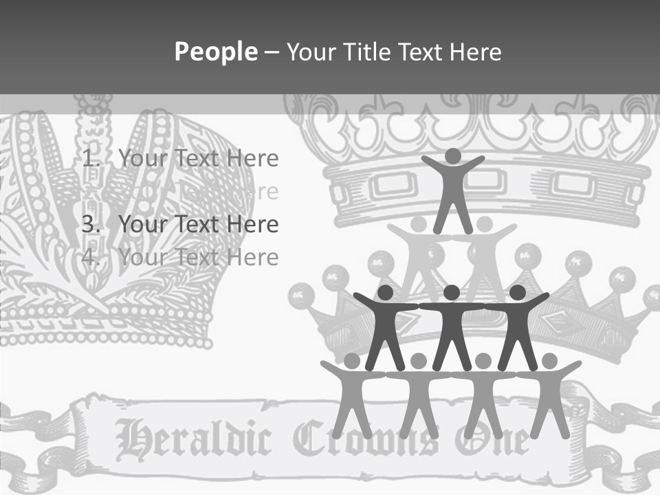 Symbol Retro Silver PowerPoint Template