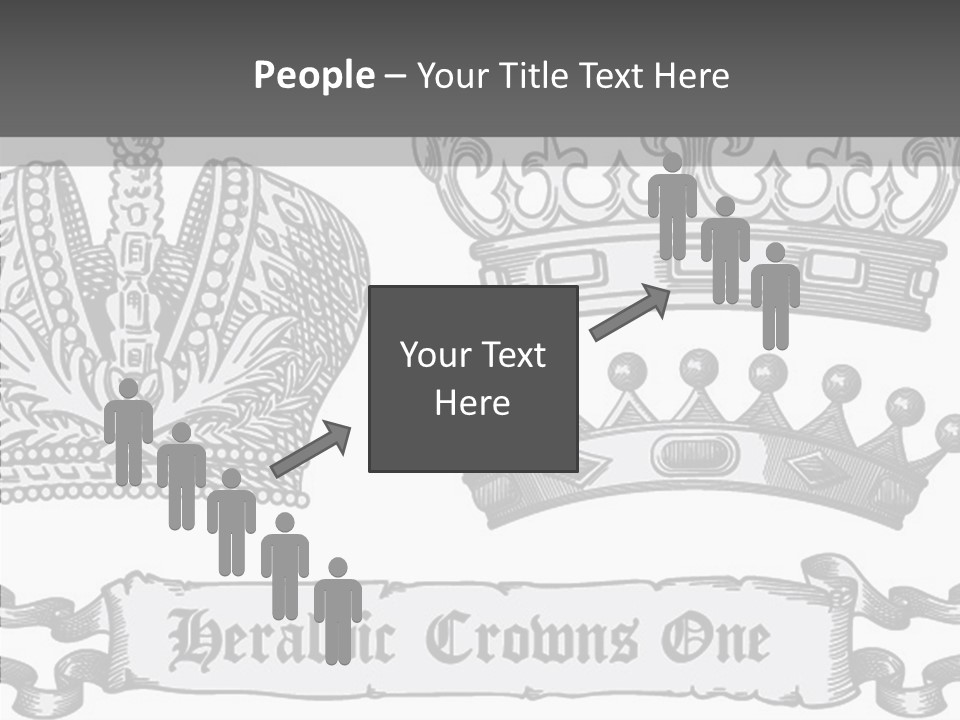 Symbol Retro Silver PowerPoint Template