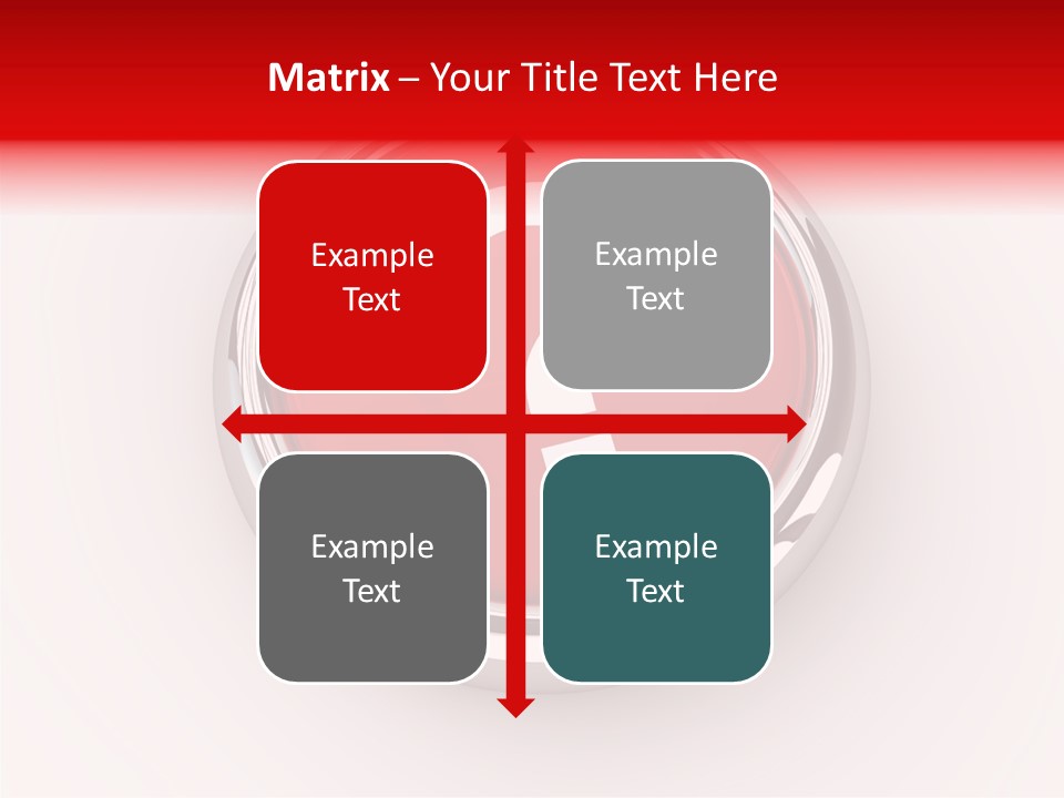 Information Chrome Illustration PowerPoint Template