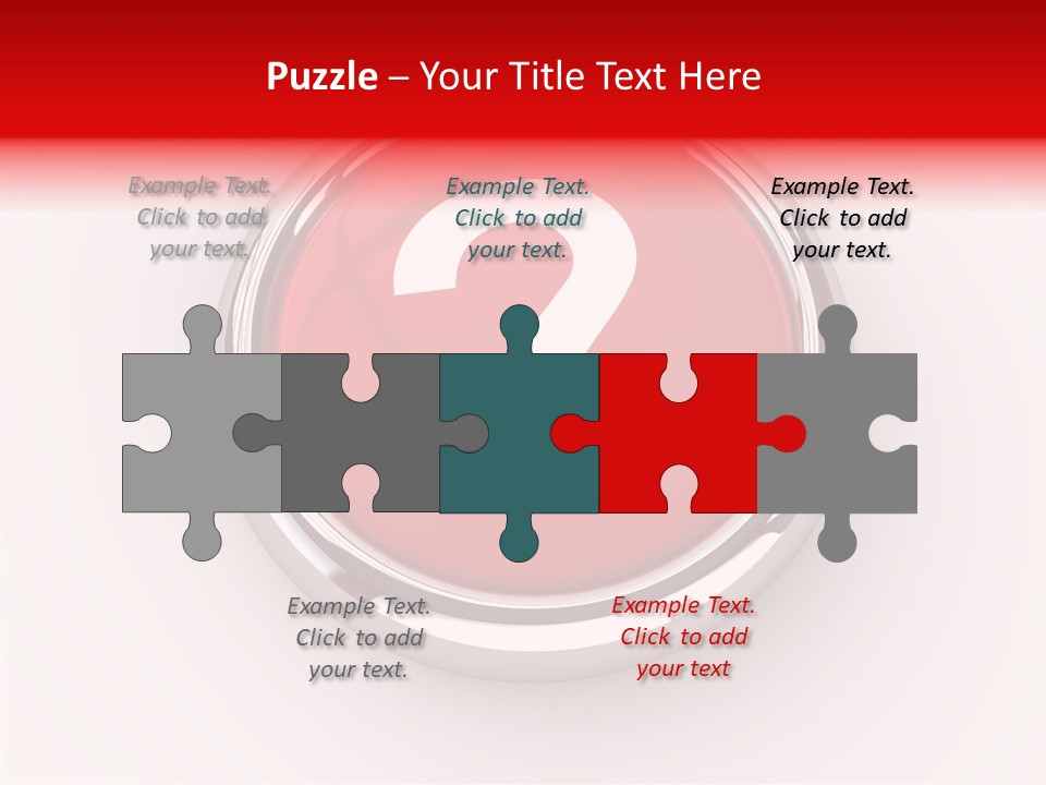 Information Chrome Illustration PowerPoint Template