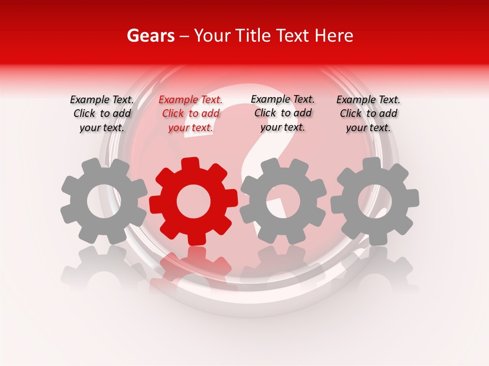 Information Chrome Illustration PowerPoint Template