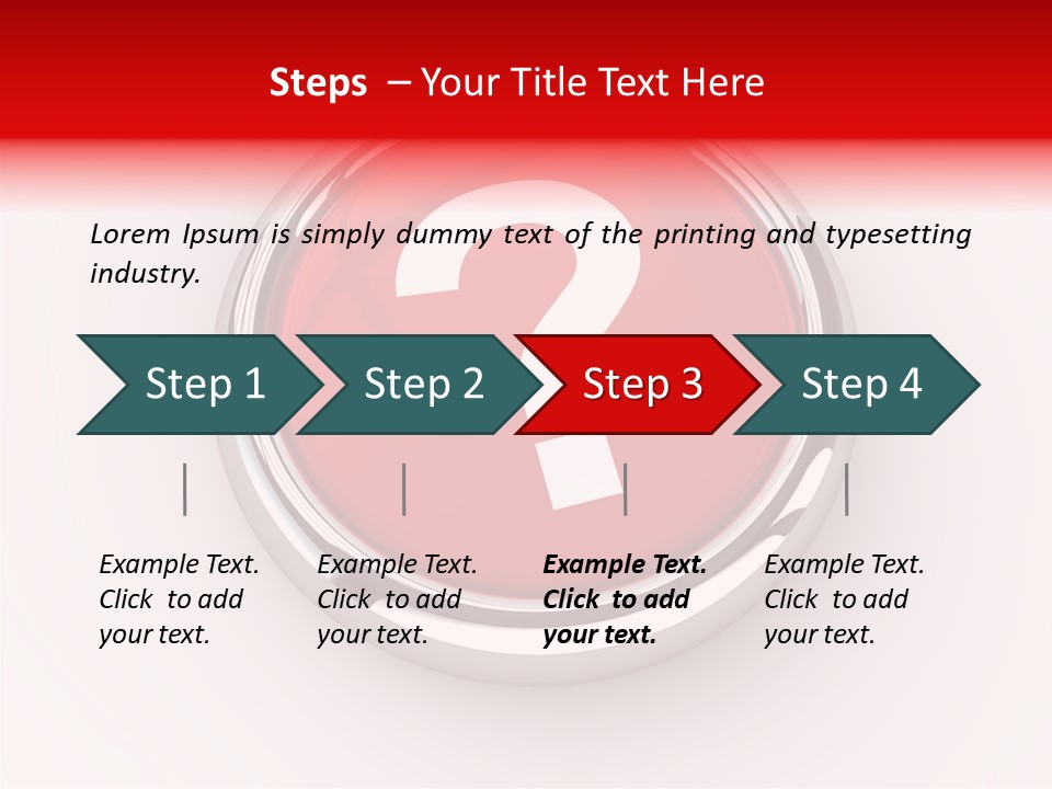 Information Chrome Illustration PowerPoint Template