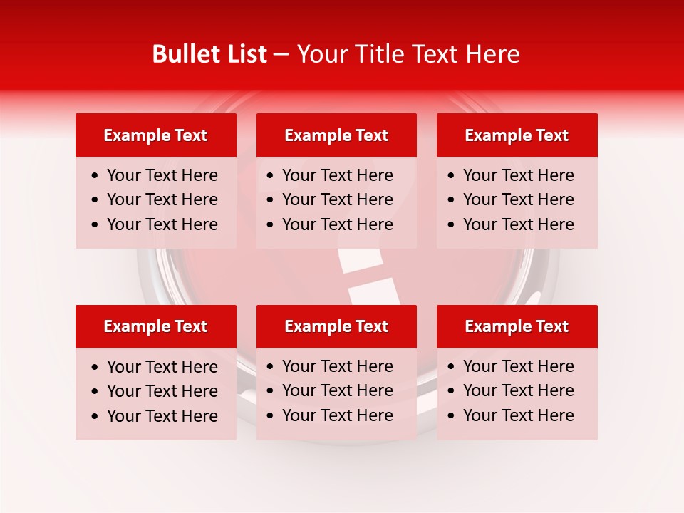 Information Chrome Illustration PowerPoint Template