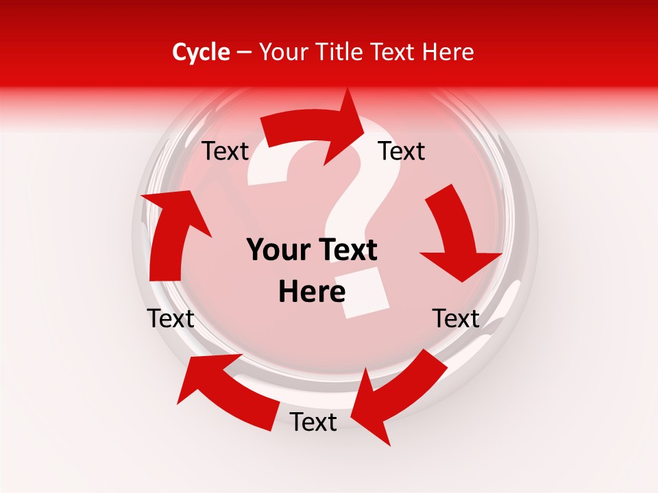 Information Chrome Illustration PowerPoint Template