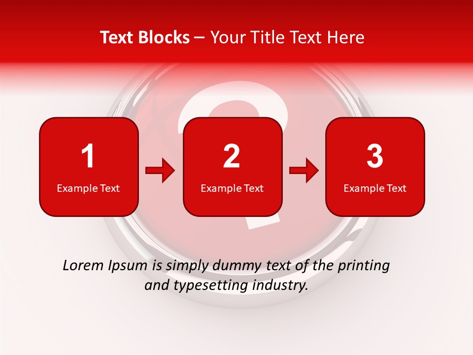 Information Chrome Illustration PowerPoint Template